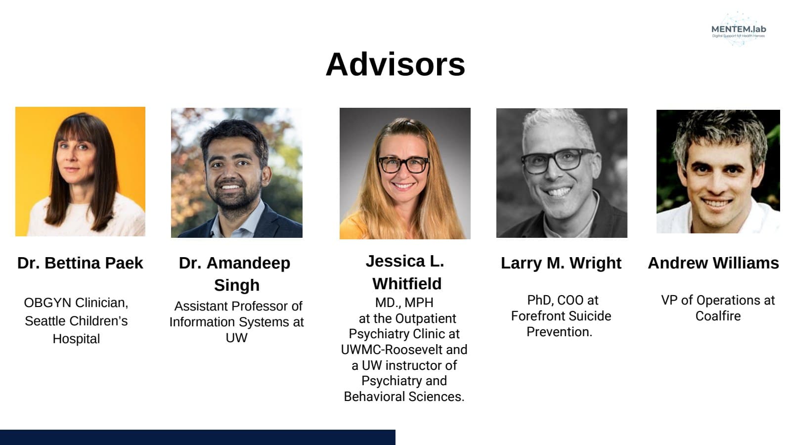 AI Ignite 2025 slide 9: Advisors.